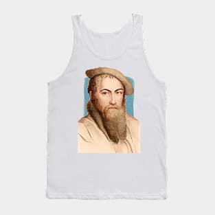 English Poet Thomas Wyatt illustration Tank Top